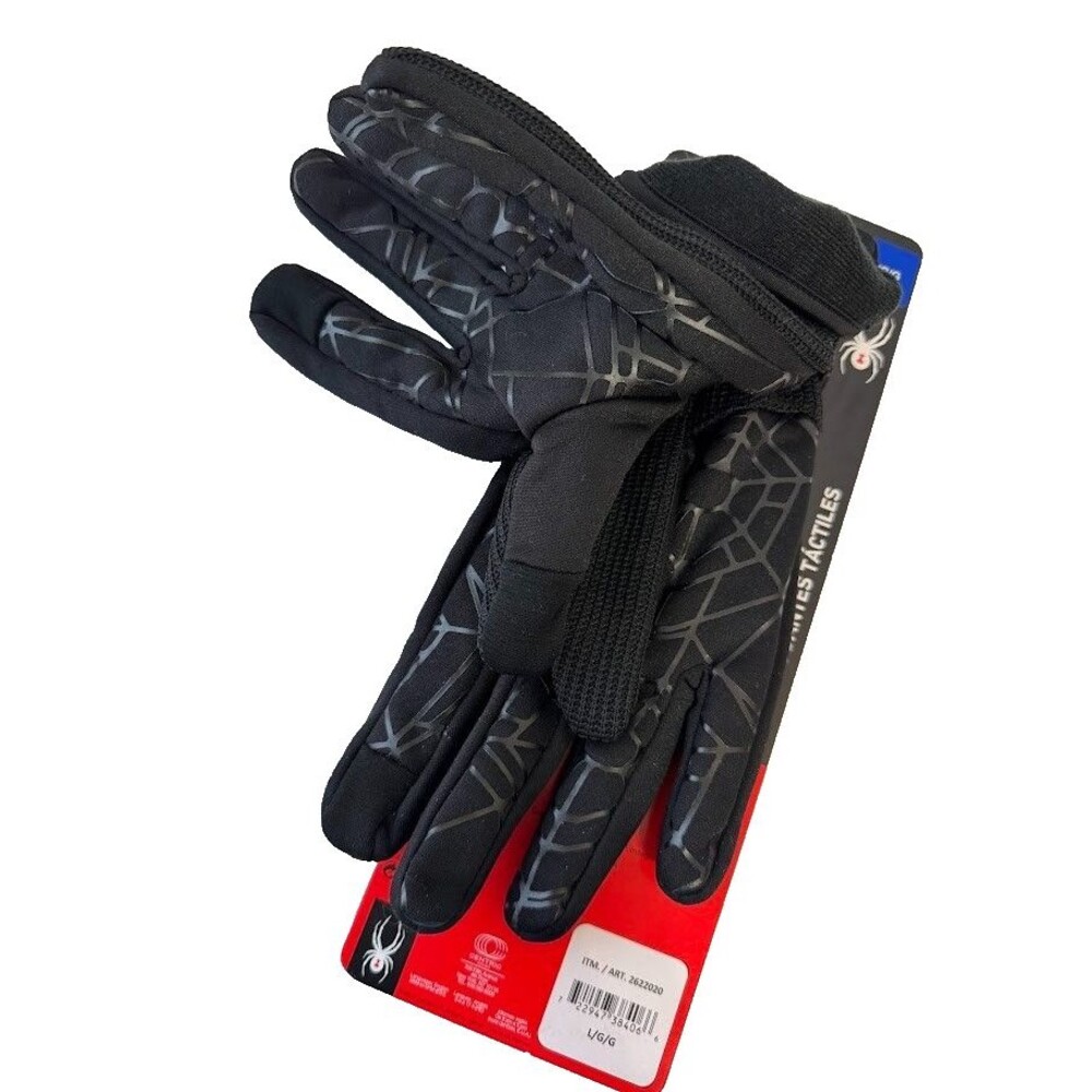 Spyder Core Conduct Touchscreen Gloves Black Size L/G - Picture 6 of 11